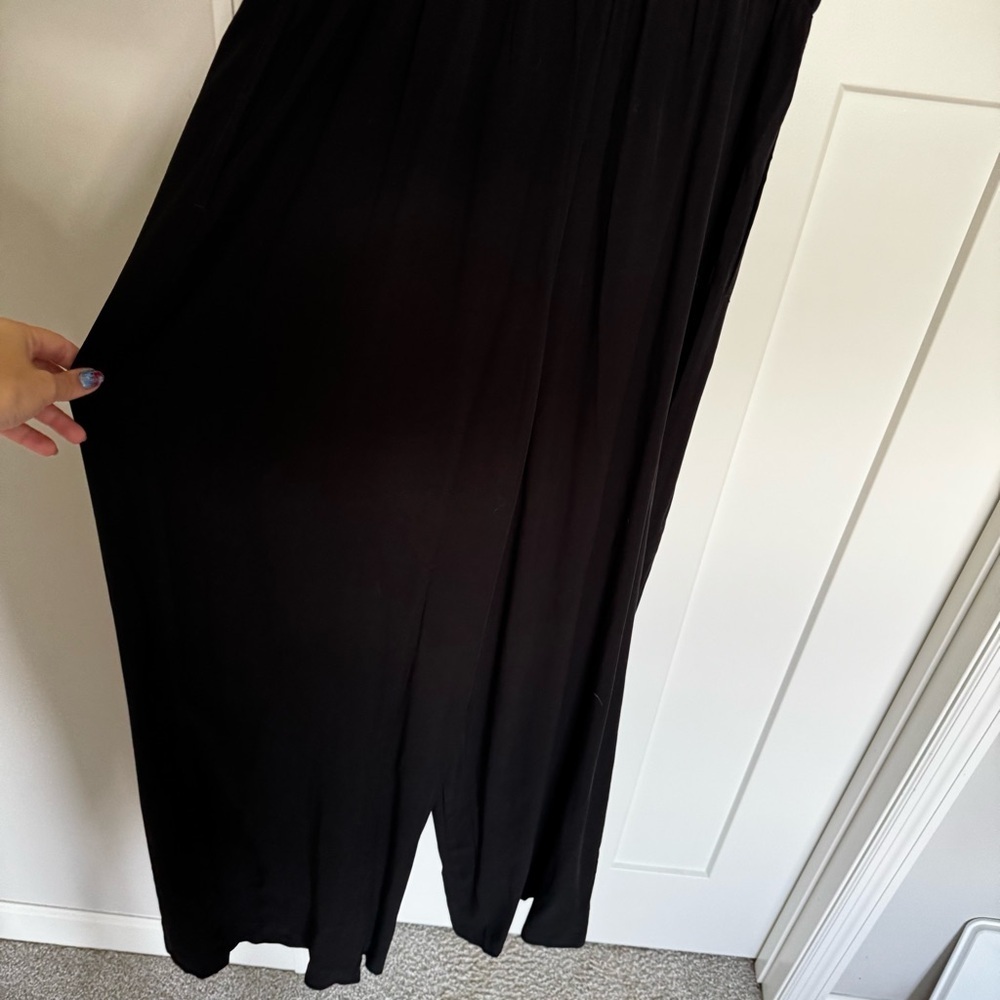 GAP smocked top flowy romper in black size Large Tall - Picture 9 of 10